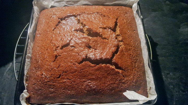 Nice bake on top Sticky Ginger Cake
